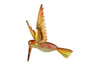 Decostar Countryfield Wandversiering Kolibri oranje