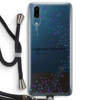 Sterren: Huawei P20 Transparant Hoesje met koord