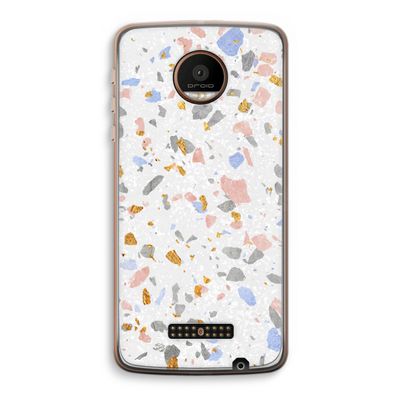 Terrazzo N°8: Motorola Moto Z Force Transparant Hoesje