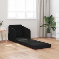 Vouwsofa Bed Zwart 65 x 80 x 83 cm Stof
