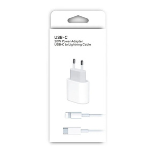 Apple iPhone 8 - 20W Snellader met Lightning Cable (OEM)
