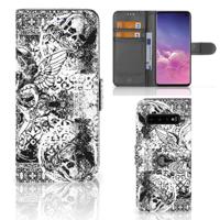 Telefoonhoesje met Naam Samsung Galaxy S10 Skulls Angel