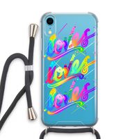 Loves: iPhone XR Transparant Hoesje met koord