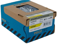 Proftec Spaanplaatschroef 4.0x50/30 torx