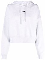 MSGM hoodie à logo imprimé - Gris