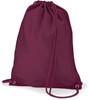 Quadra QD17 Gymsac - Burgundy - 31 x 40 cm