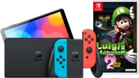 Nintendo Switch OLED Rood/Blauw + Luigi's Mansion 2 HD