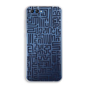 Moroccan Print: Honor 10 Transparant Hoesje
