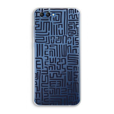 Moroccan Print: Honor 10 Transparant Hoesje