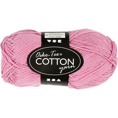 Creativ Company Katoengaren, lichtrood, 50gr, 170m