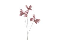Kunstdeco Vlinder Lush 3x roze Countryfield - Countryfield