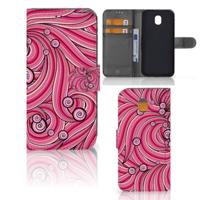 Samsung Galaxy J5 2017 Hoesje Swirl Pink | Portemonnee hoesje