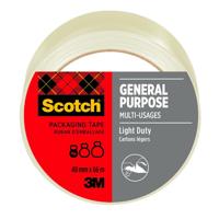 VERPAKKINGSTAPE 3M SCOTCH 48MMX66M STRONG TRANSPARANT