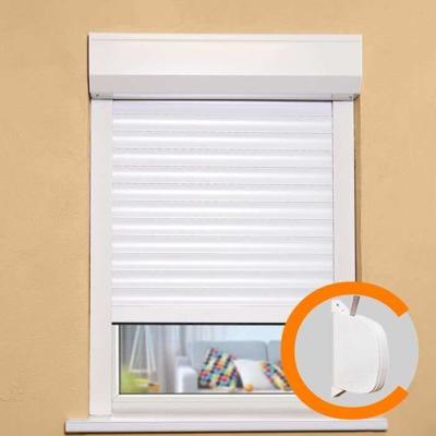 FRANCE-COMBI Handmatig omkeerbaar rolluik van pvc met riem - B 120 x H 120 cm