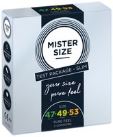 MISTER SIZE Test Pakket 3 Condooms SMAL (maten 47-49-53) - thumbnail