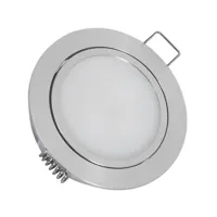 Inbouwspot 12V LED 3W DC Campers Caravan Richtbaar Zaagmaat Ø 67 mm 2700k