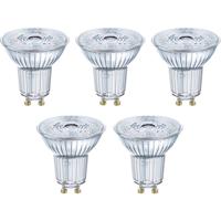 OSRAM HOMELIGHTING 4058075090460 LED-lamp Energielabel F (A - G) GU10 Reflector 4.3 W = 50 W Warmwit (Ø x l) 50 mm x 52 mm 5 stuk(s)