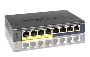 Netgear ProSAFE Unmanaged Plus Switch - GS108PE - 8 Power over Ethernet poorten