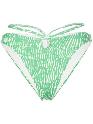 Simkhai bas de bikini Aliana à découpes - Vert