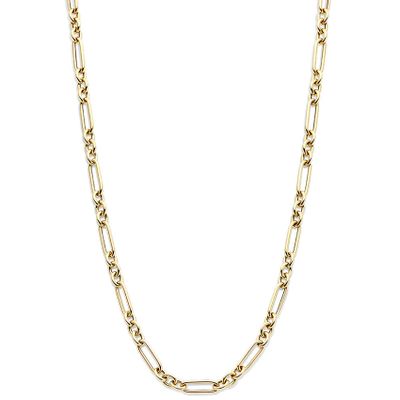 Ketting Figaroschakel geelgoud 4 mm 70 cm