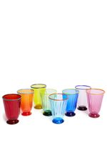 La DoubleJ lot de verres Rainbow - Bleu - thumbnail