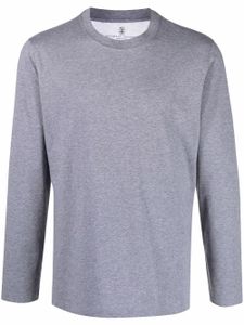 Brunello Cucinelli haut à manches longues - Gris