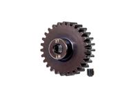 Traxxas - Gear, 27-T pinion (machined, hardened steel) (1.0 metric pitch) (fits 5mm shaft)/ set screw (TRX-6480R)