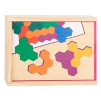Small Foot houten vormenpuzzel hexagon