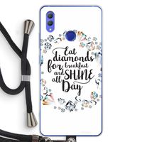 Diamonds: Honor Note 10 Transparant Hoesje met koord