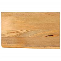 Tafelblad met natuurlijke rand 50x20x3,8 cm massief mangohout