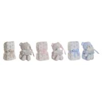 Geschenkset voor baby's Home ESPRIT Blauw Beige Roze Polyester (3 Stuks)