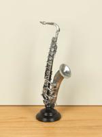 Aluminium decoratie Saxofoon, 37 cm