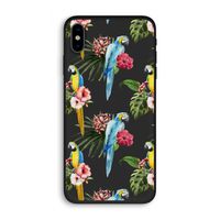 Kleurrijke papegaaien: iPhone XS Biologisch afbreekbaar hoesje