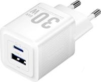 Vention 30W - oplader met GaN-technologie, 1x USB-A 1x USB-C (wit)