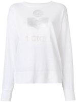 MARANT ÉTOILE t-shirt Klowia à logo imprimé - Blanc - thumbnail