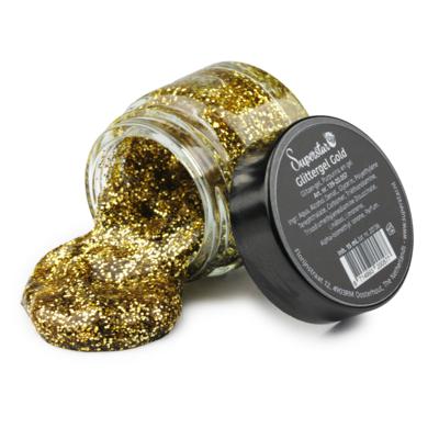 Superstar Glittergel voor lichaam/gezicht en haar - goud - 15 ml