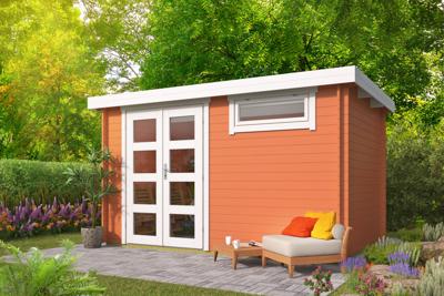 Blokhut - Tuinhuis Ulmod | 28 mm | Red Class Wood geïmpregneerd