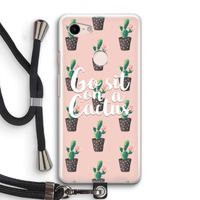 Cactus quote: Pixel 3 Transparant Hoesje met koord Cactus quote: Pixel 3 Transparant Hoesje met koord