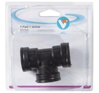 T-part met screw 3/4 Inch vijveraccesoires - Vt