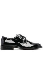 DSQUARED2 derbies en cuir verni - Noir