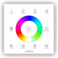 LED Dimmer Touch RGB DMX/RF 4 Zones - DX8 Touchpanel