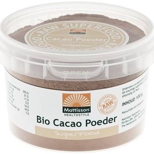 Bio Cacao Poeder Raw Mattisson 100gr