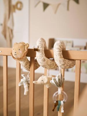 Activiteitenspiraal leeuw in fluweel BABYLON beige