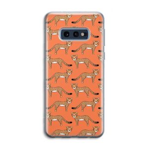 Cheetah: Samsung Galaxy S10e Transparant Hoesje