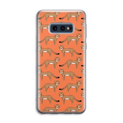 Cheetah: Samsung Galaxy S10e Transparant Hoesje