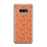 Cheetah: Samsung Galaxy S10e Transparant Hoesje
