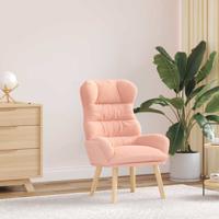 Fauteuil Roze 69 x 74 x 93 cm Sherpa Stof