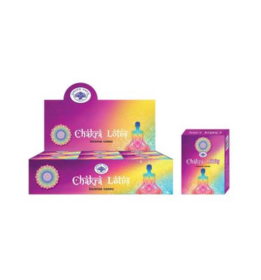 Kegelwierook chakra lotus