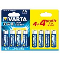 Batterij Varta AA 8 stuks - Warentuin mix