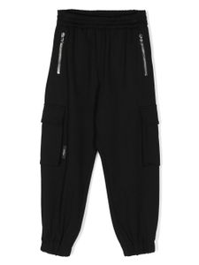 Balmain Kids pantalon de jogging à poches cargo - Noir